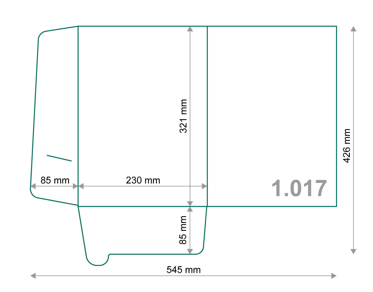 Poslovna mapa A4: Model 1.017
