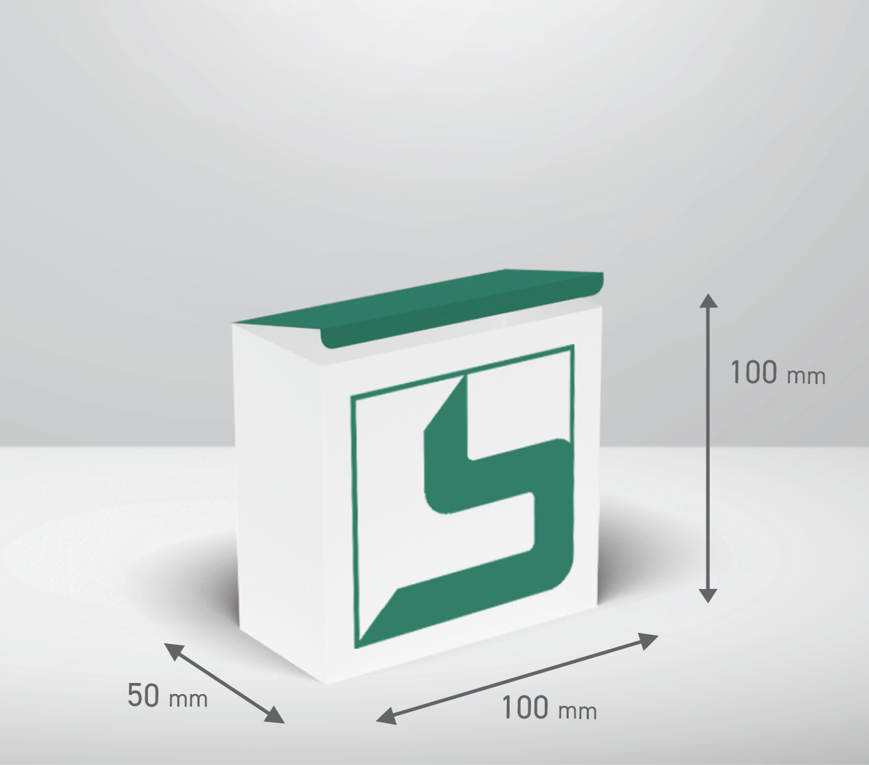 Škatla - kvadrat: 100x50x100 mm (D3).