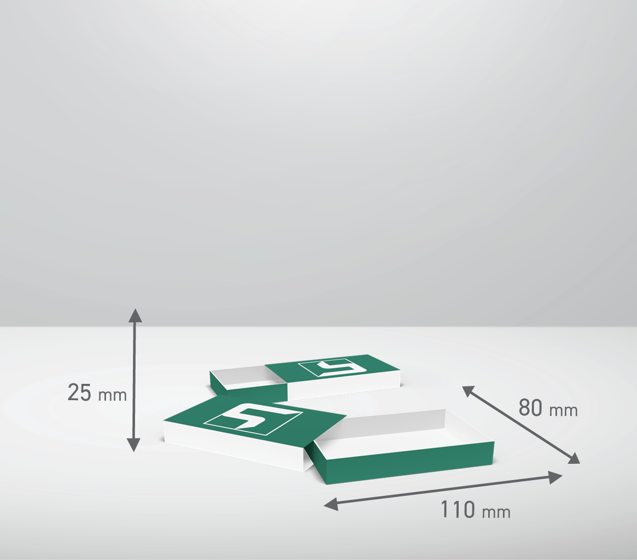 Izvlečna škatla: 110x80x25 mm (D3X)