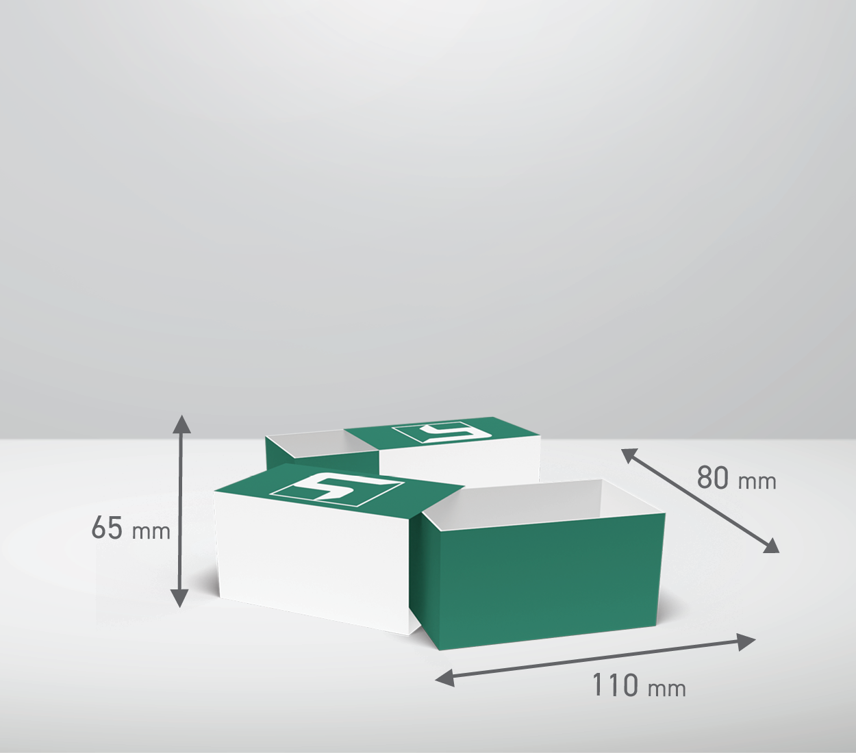 Izvlečna škatla: 110x80x65 mm (D1)