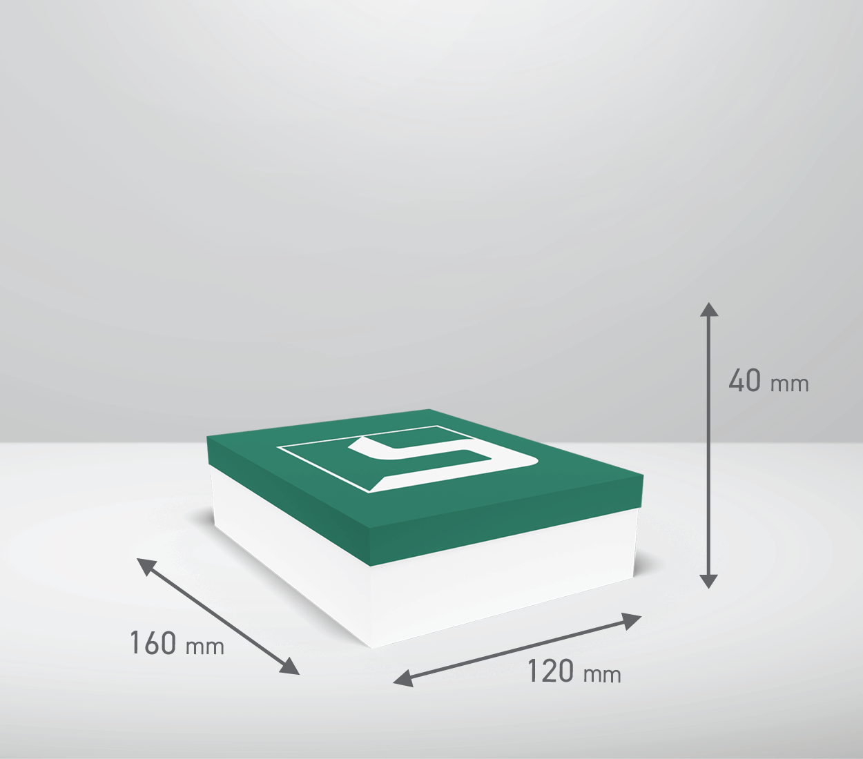 Škatla s pokrovom: 160x120x40 mm (D1)