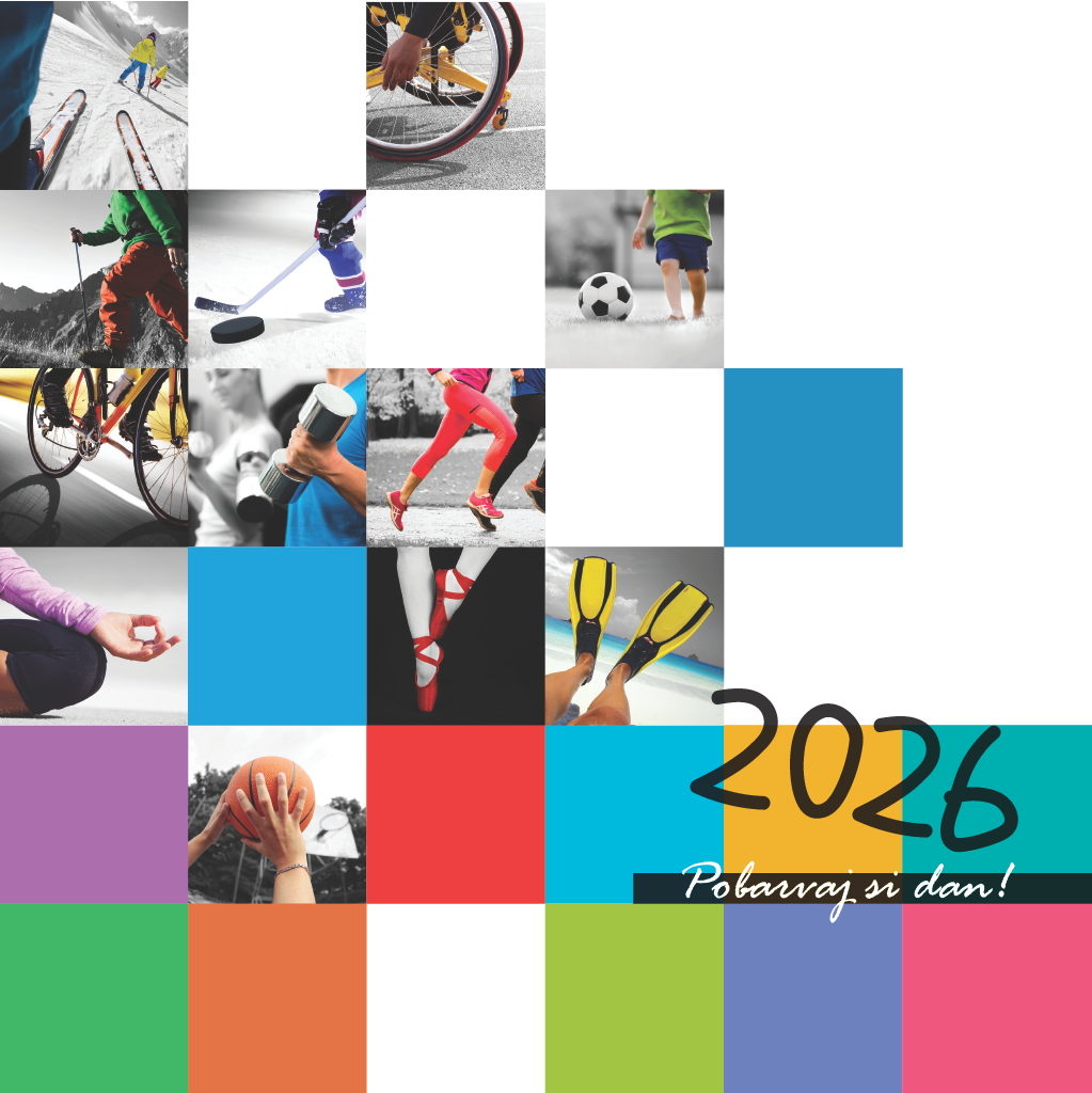 Art.100011 - Koledar BORI_stenski - POBARVAJ SI DAN: 300x300 mm - kvadrat, spirala sredina