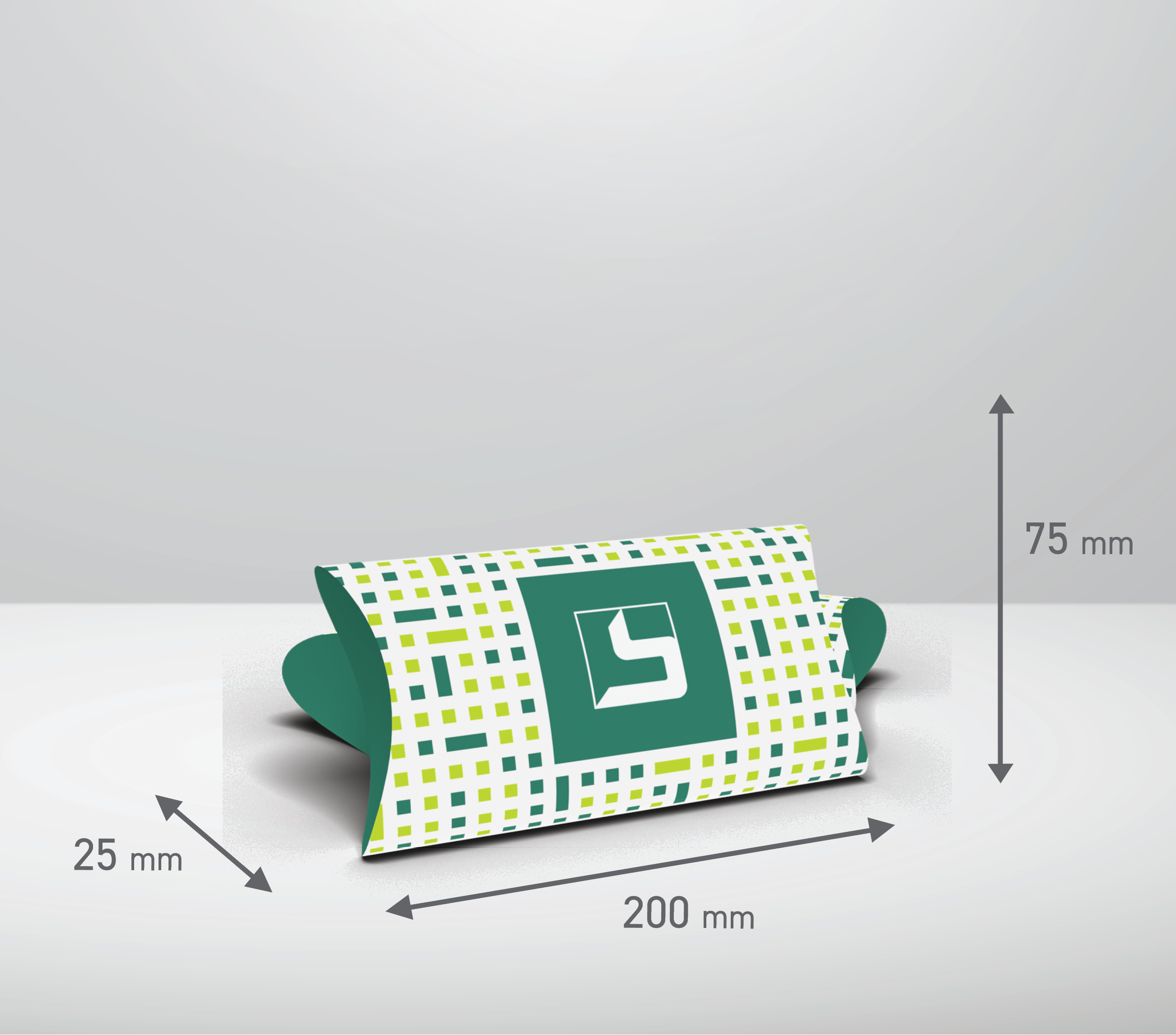 Pillow box: 200x75x25 mm (D8X)