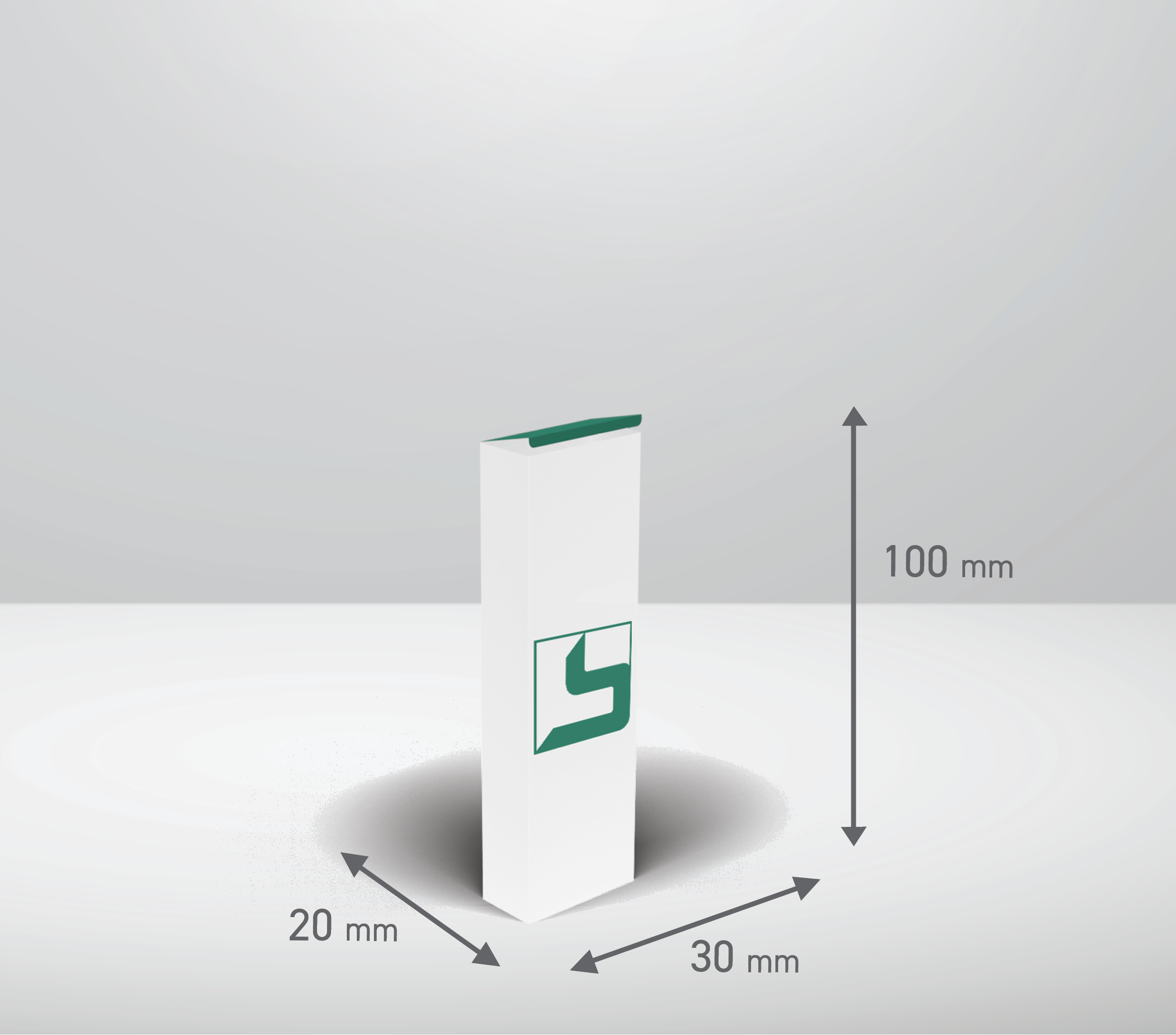 Škatla - pravokotnik: 30x20x100 mm (D8)