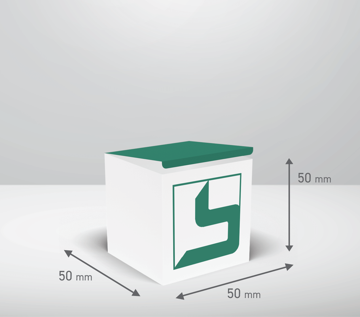 Škatla - kocka: 50x50x50 mm (D8).
