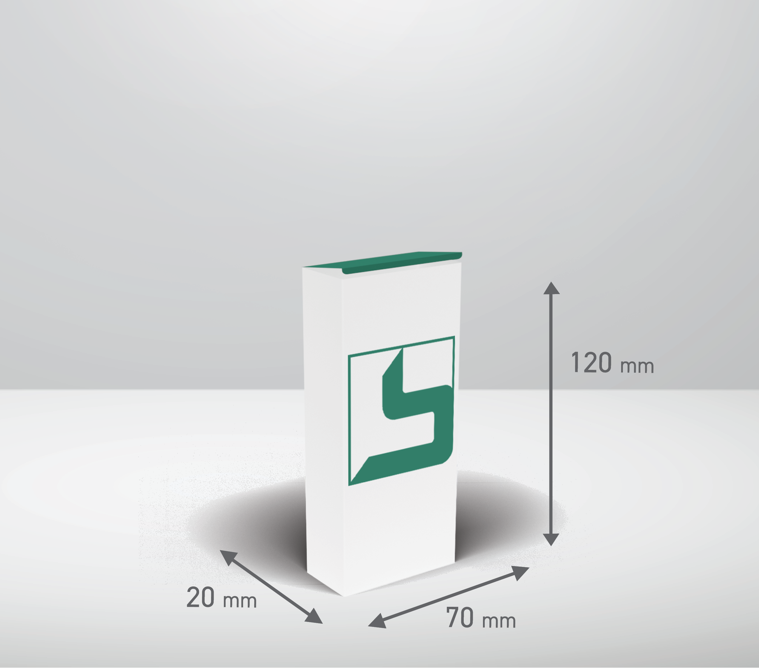Škatla - pravokotnik: 70x20x120 mm (D6)