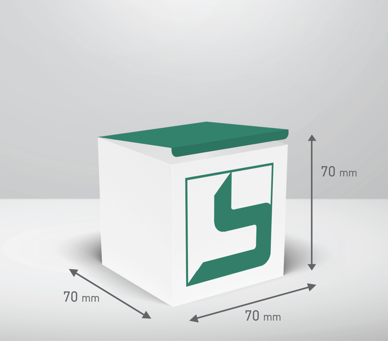Škatla - kocka: 70x70x70 mm (D3).