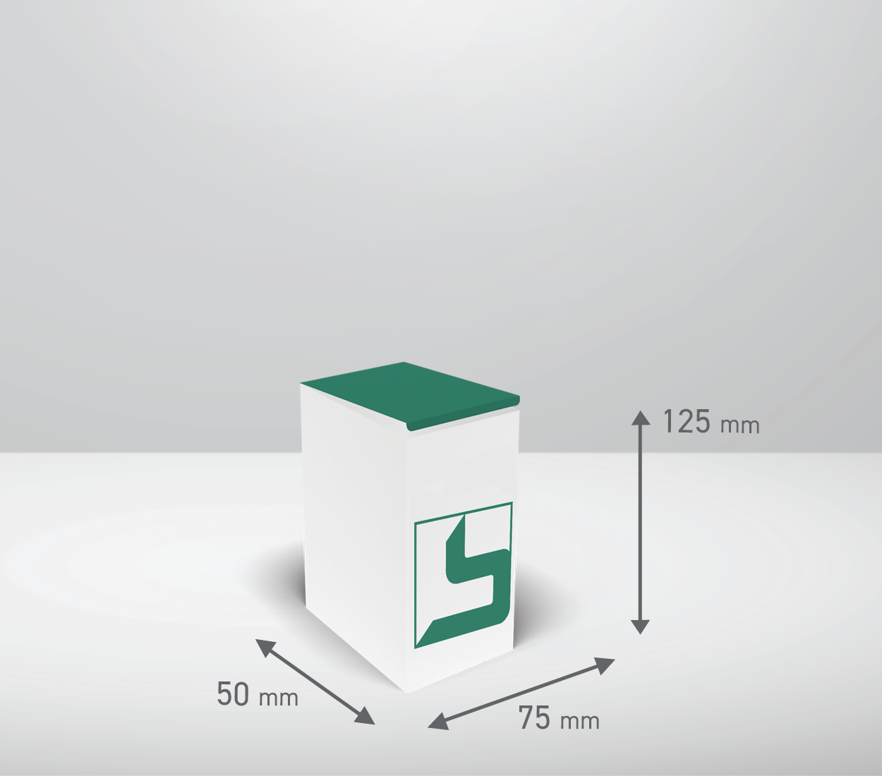 Škatla - pravokotnik: 75x50x125 mm (D3).!