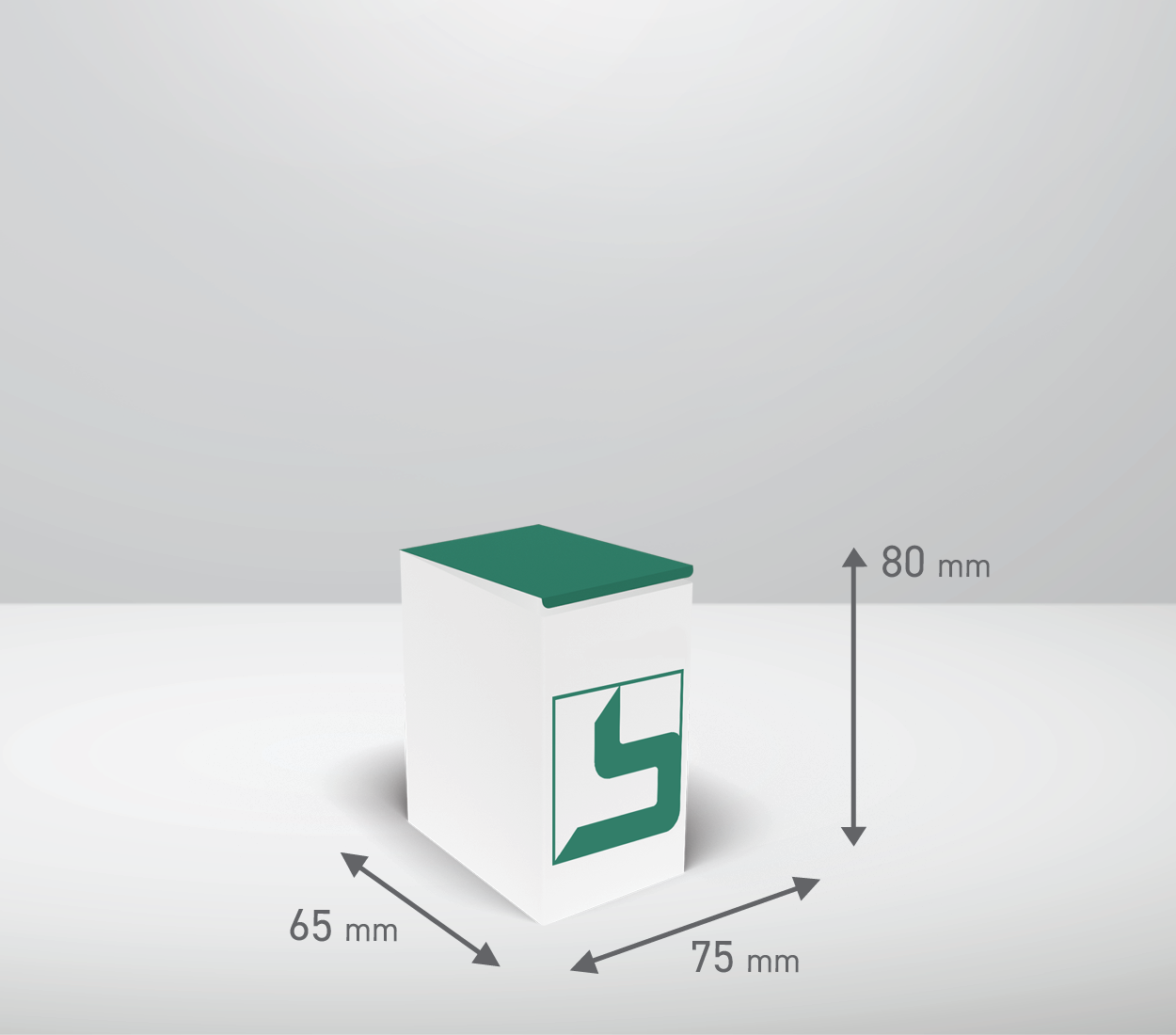 Škatla - pravokotnik: 75x65x80 mm (D3).!