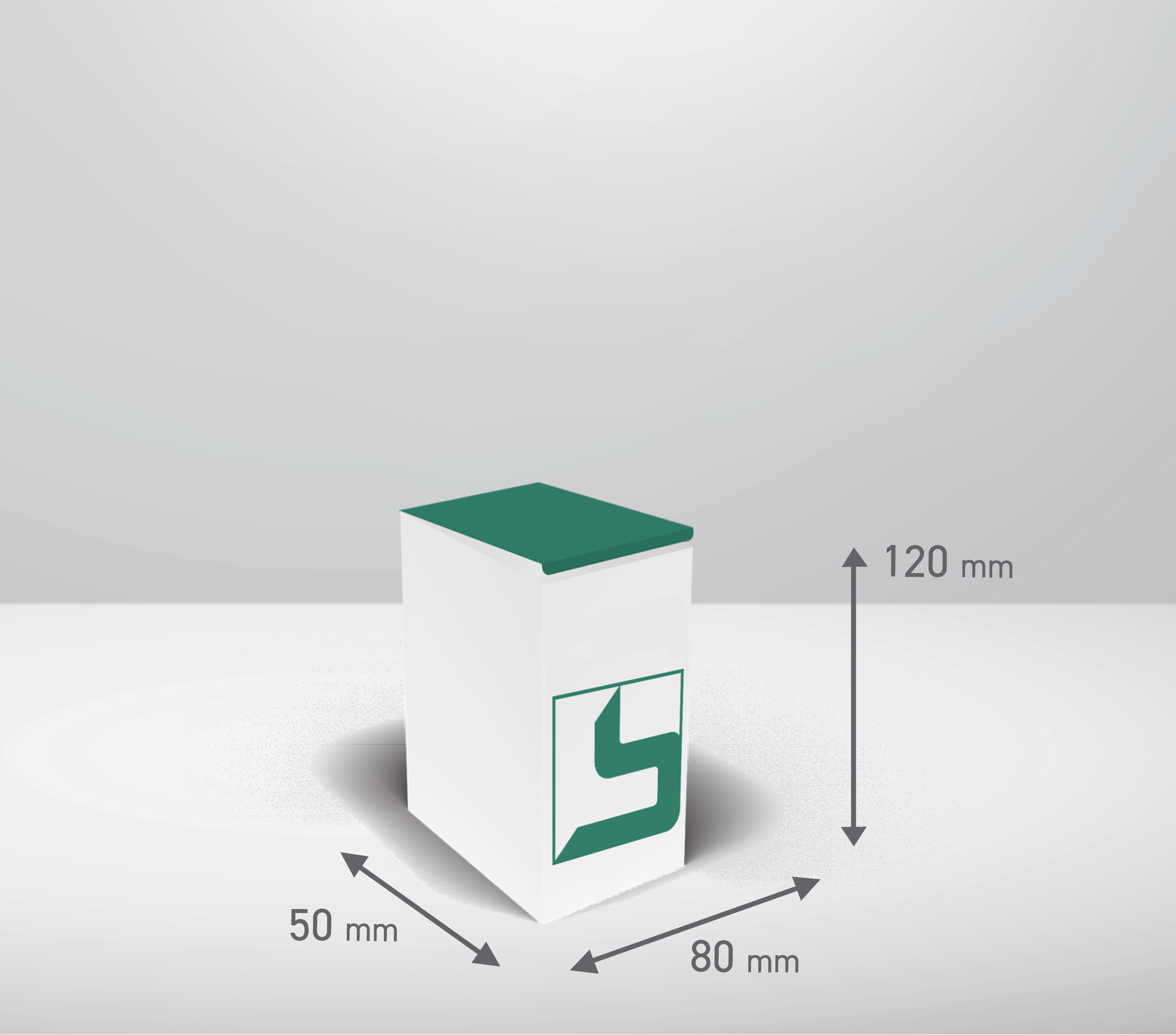 Škatla - pravokotnik: 80x50x120 mm (D3)
