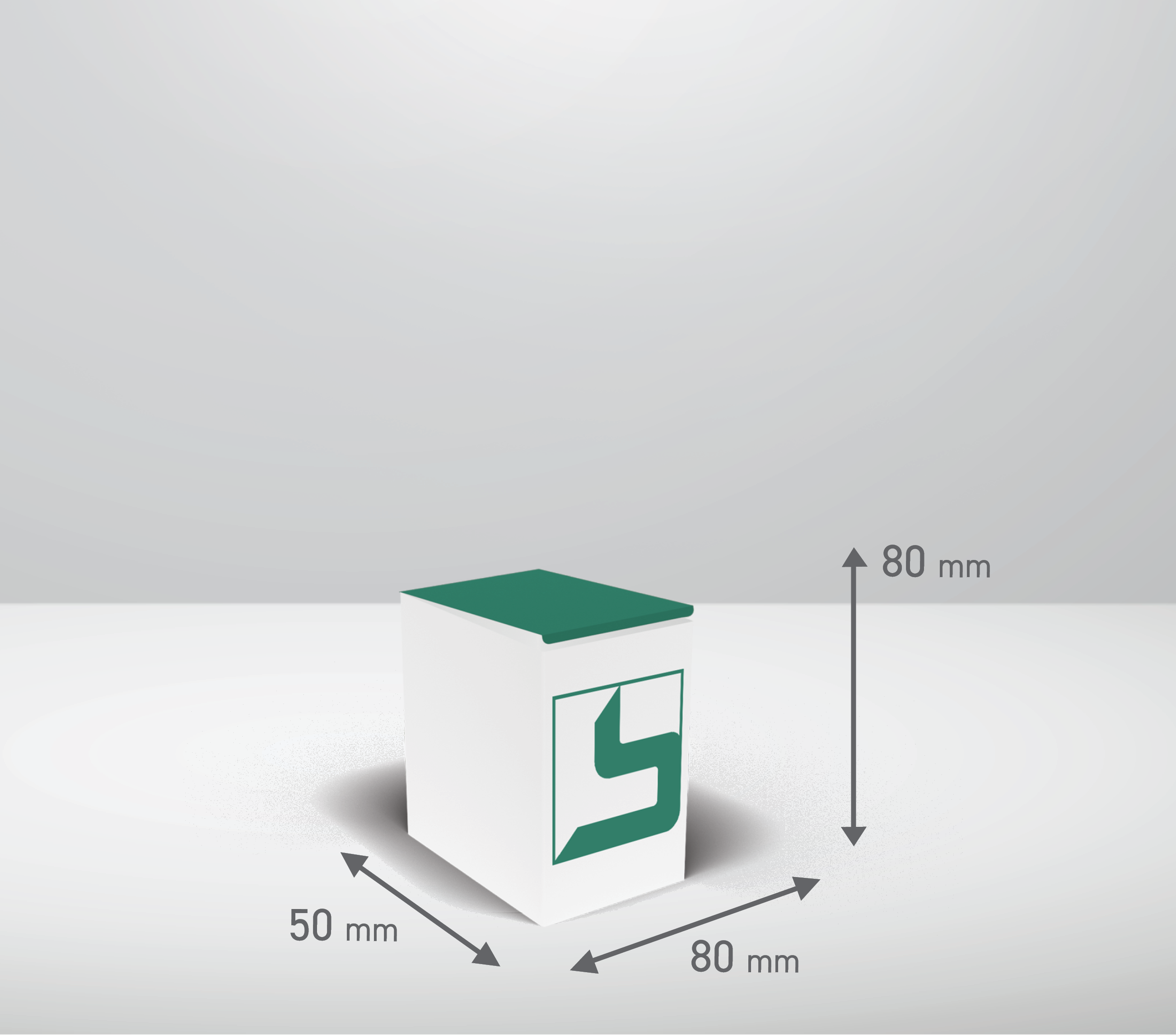 Škatla - pravokotnik: 80x50x80 mm (D3)