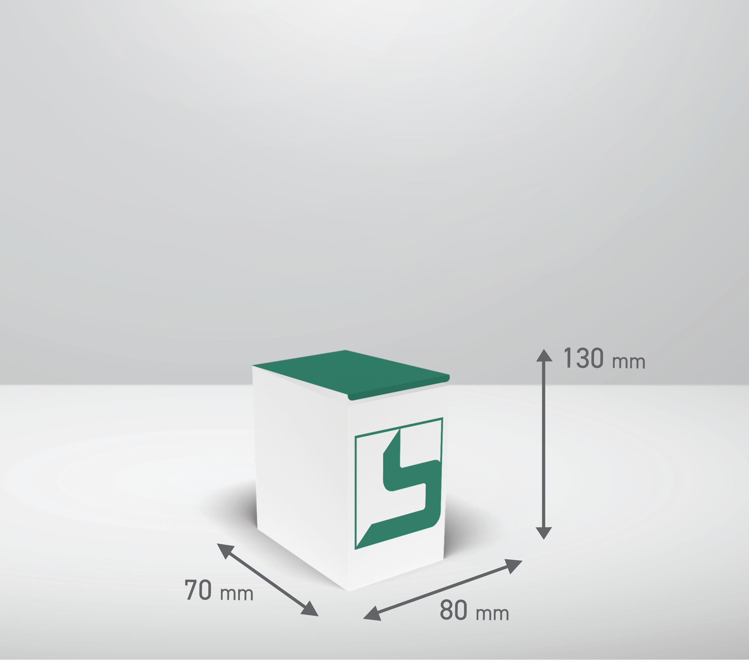 Škatla - pravokotnik: 80x70x130 mm (D2)