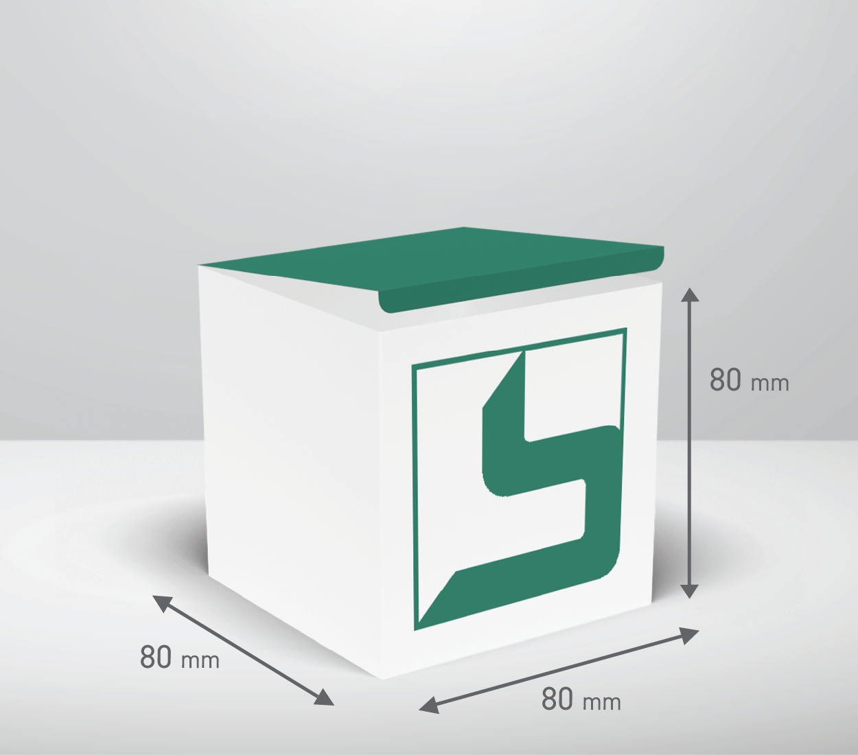 Škatla - kocka: 80x80x80 mm (D2).