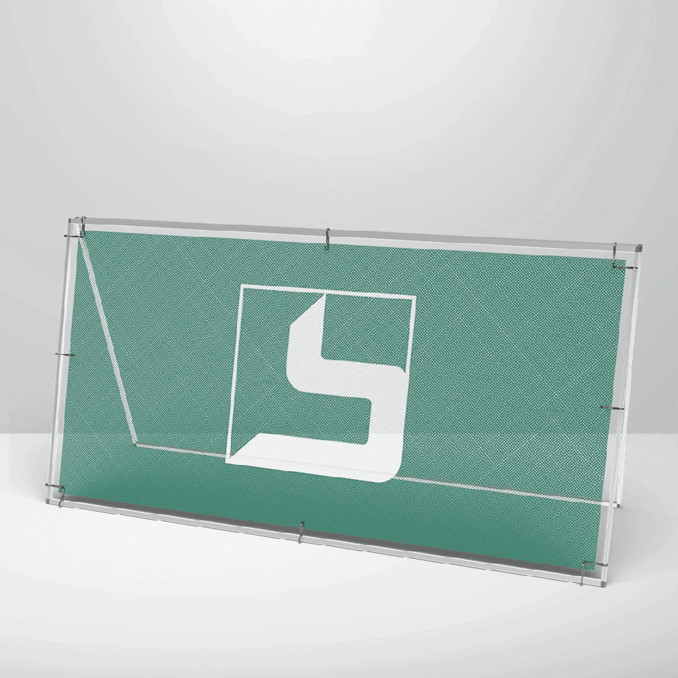 Transparent: Mesh PVC, 370 g/m2 Transparent: Mesh PVC, 370 g/m2