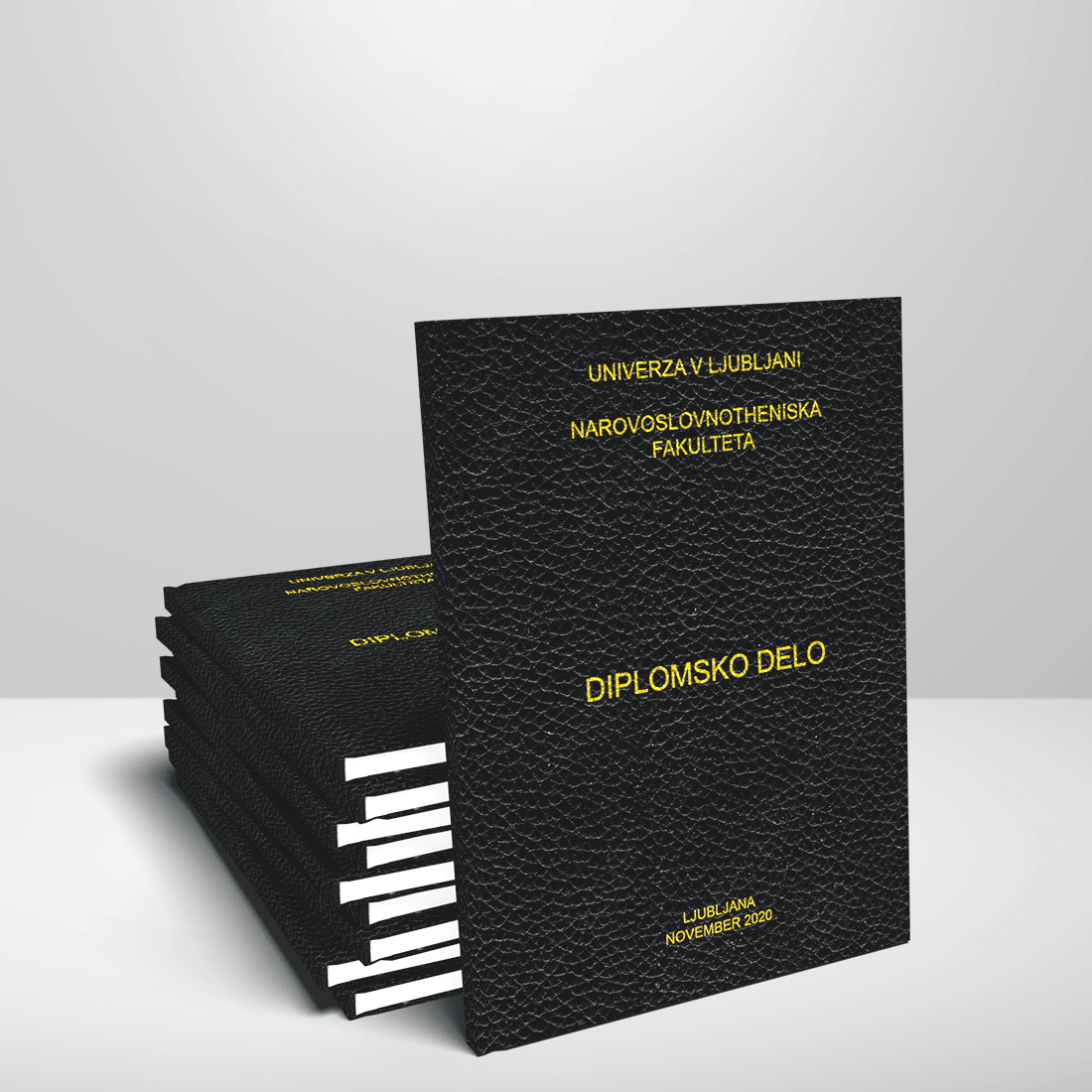 PRINTSHOP - Diplomska naloga DIN A4 - pokončna: 210x297 mm - trda vezava PRINTSHOP - Diplomska naloga DIN A4 - pokončna: 210x297 mm - trda vezava