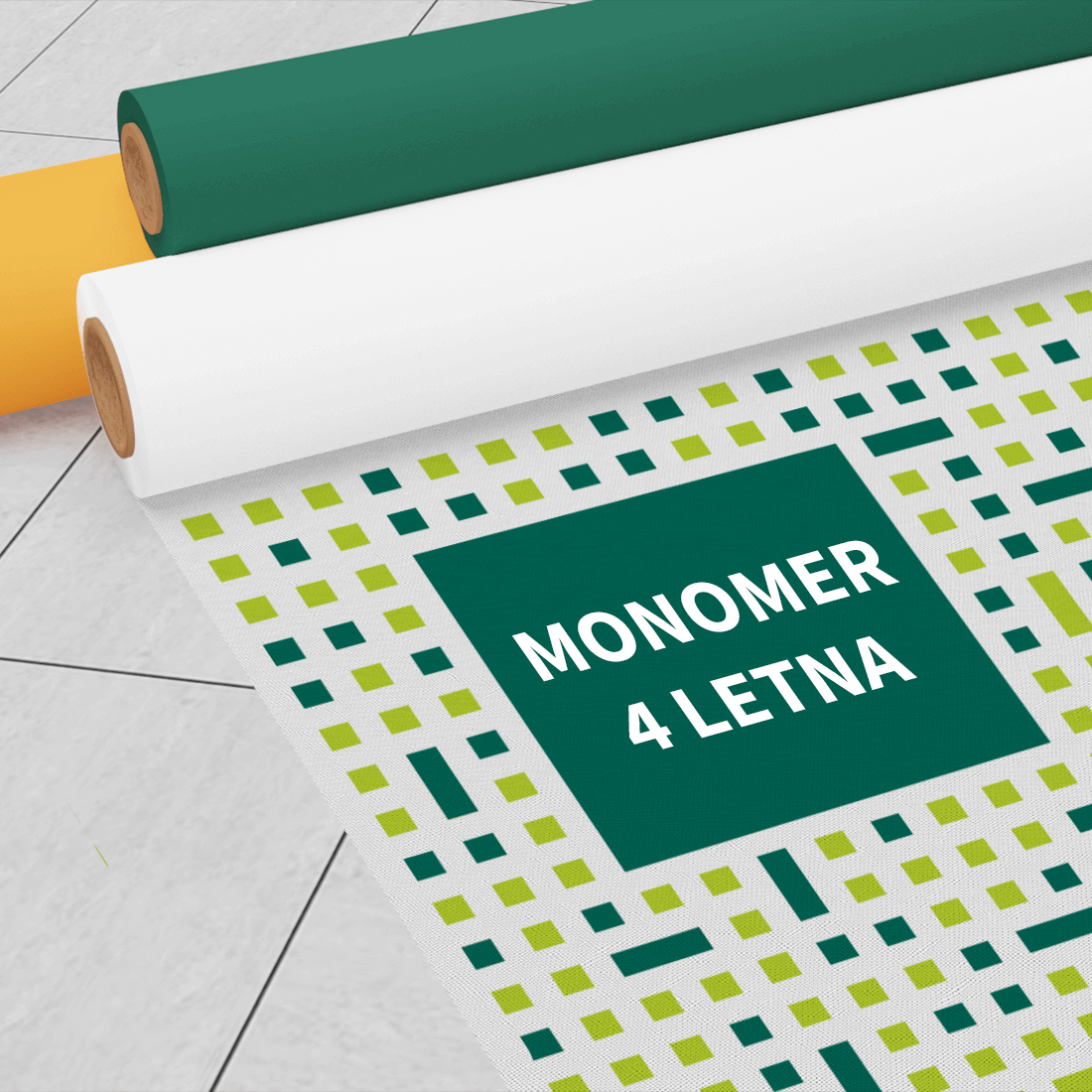 Stenska print folija: Monomer PVC, 4 letna