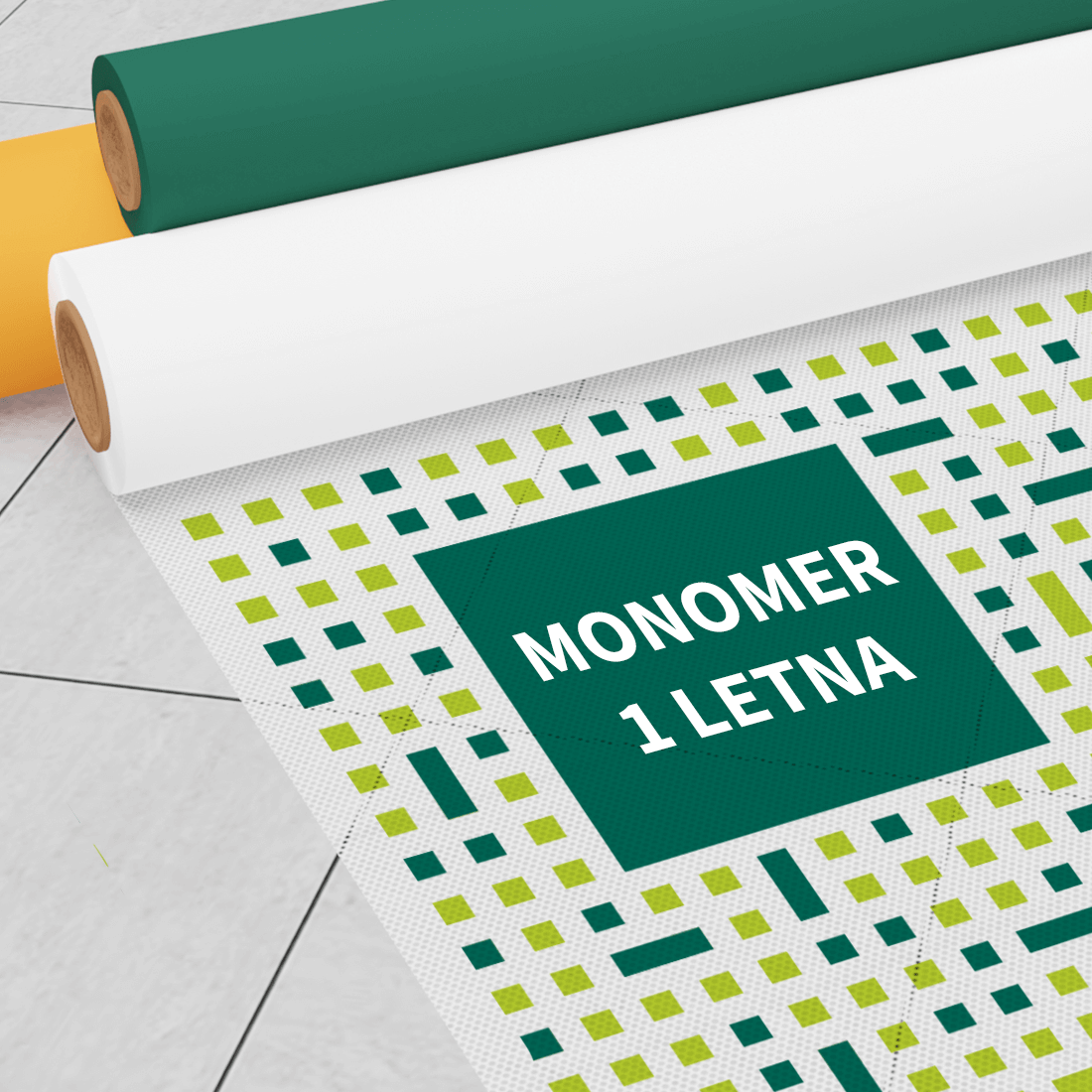 Samolepilna print folija / One-Way Vision: Monomer PVC, 1 letna