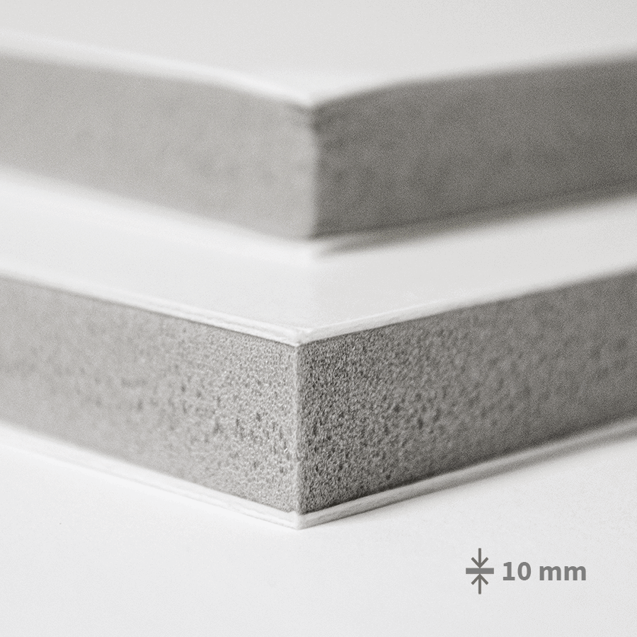 Kapa® Plast - bela: 10 mm