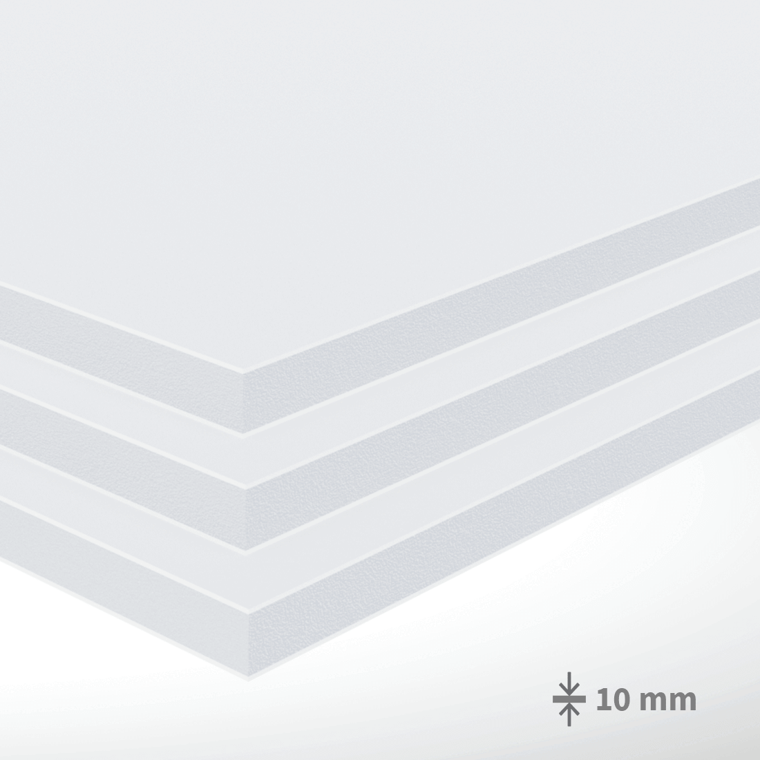 AccaFoam®  plošča - bela: 10 mm