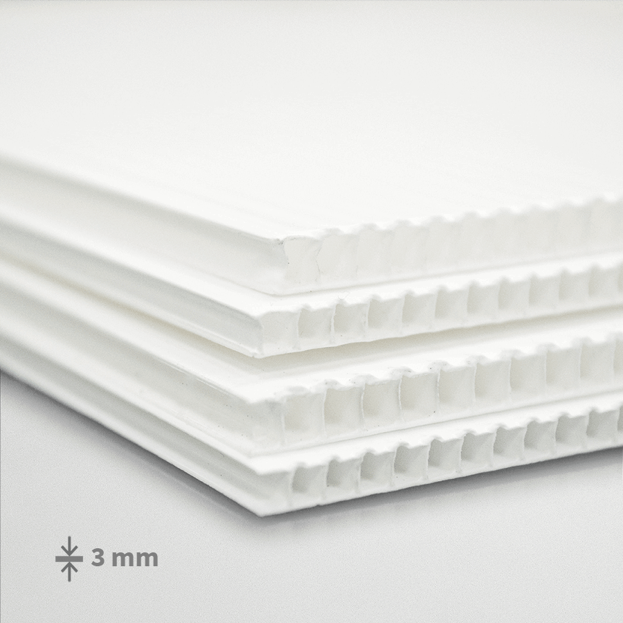 Polyplak® PP plošča - bela: 3 mm