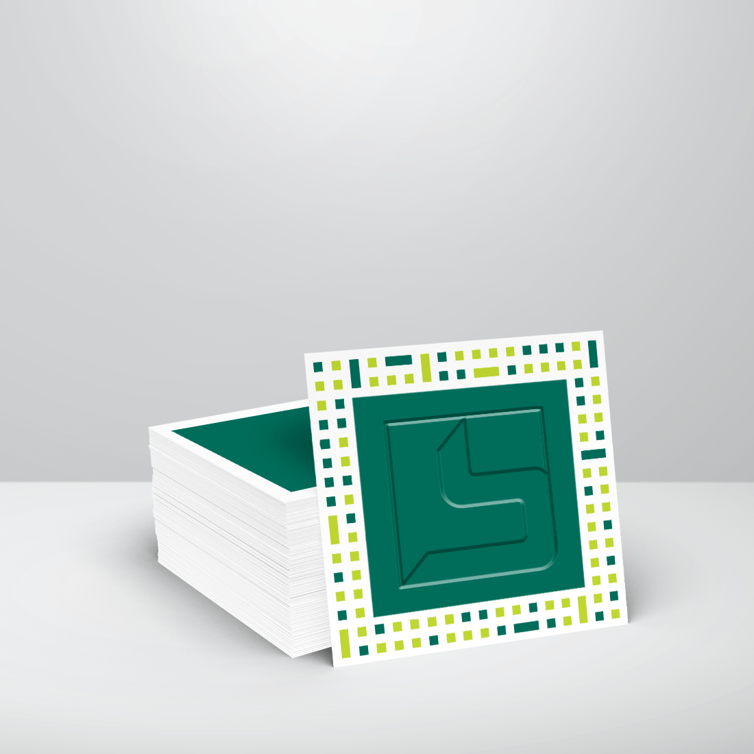 Vizitka - Globoki tisk: 50x50 mm