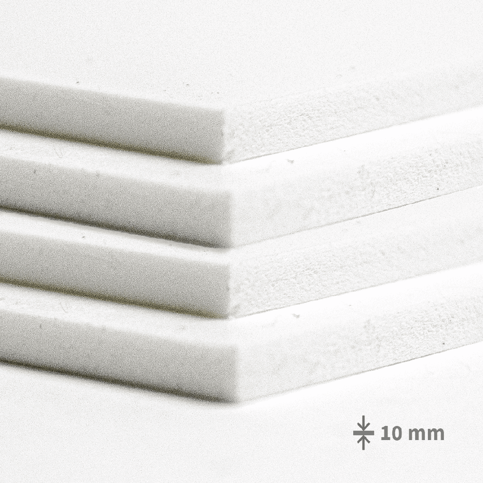 Forex® PVC plošča - bela: 10 mm
